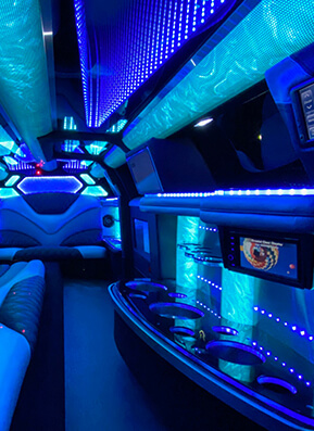 bar in limo