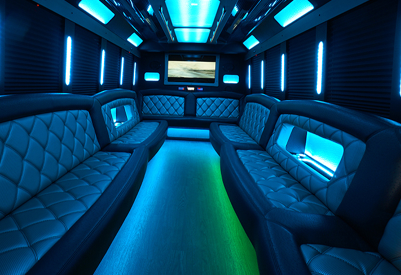 strobe lights on bus